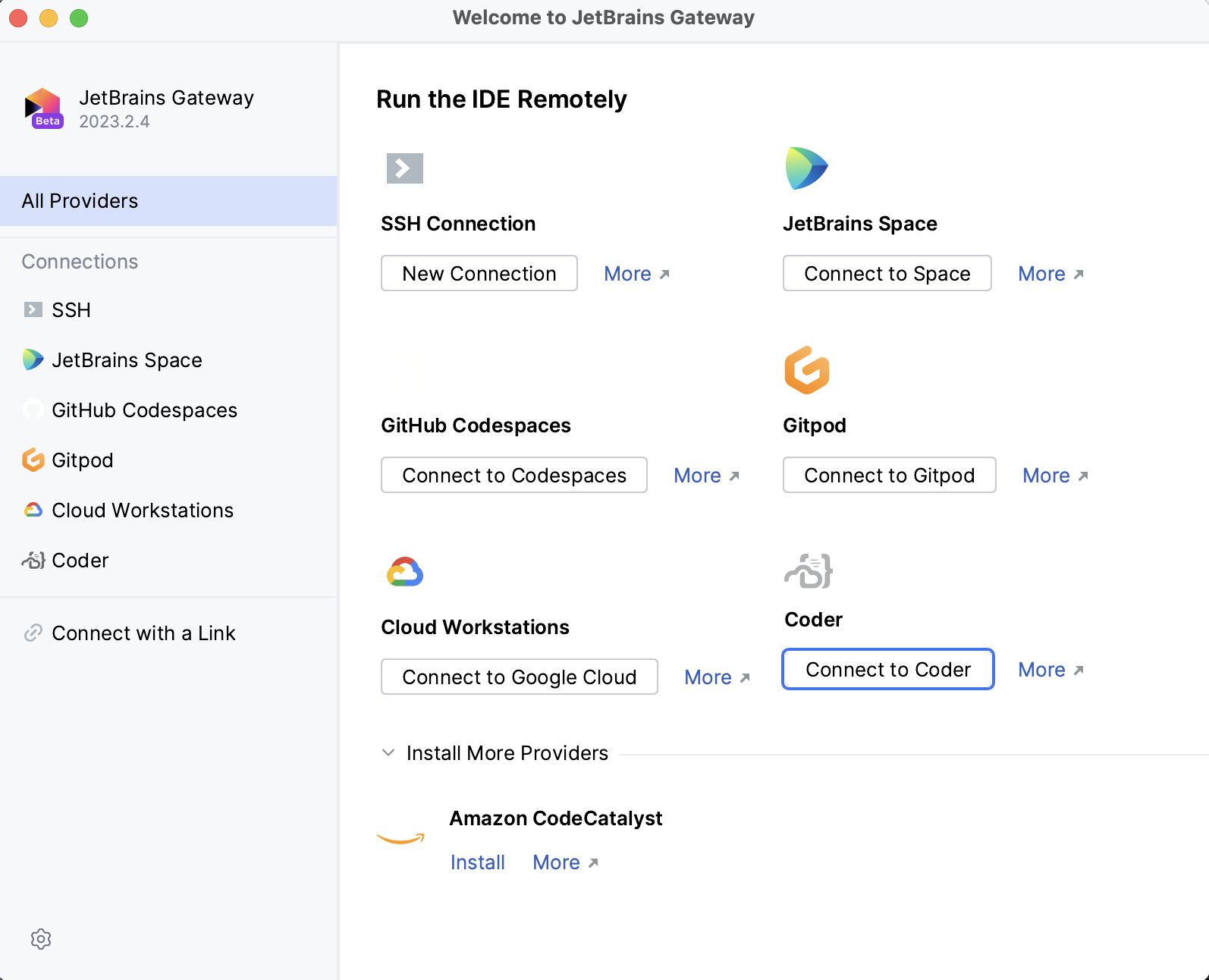 所有提供商 所有提供商