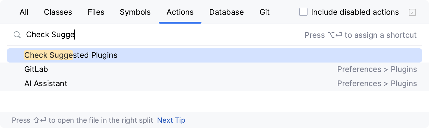 检查建议的插件 检查建议的插件