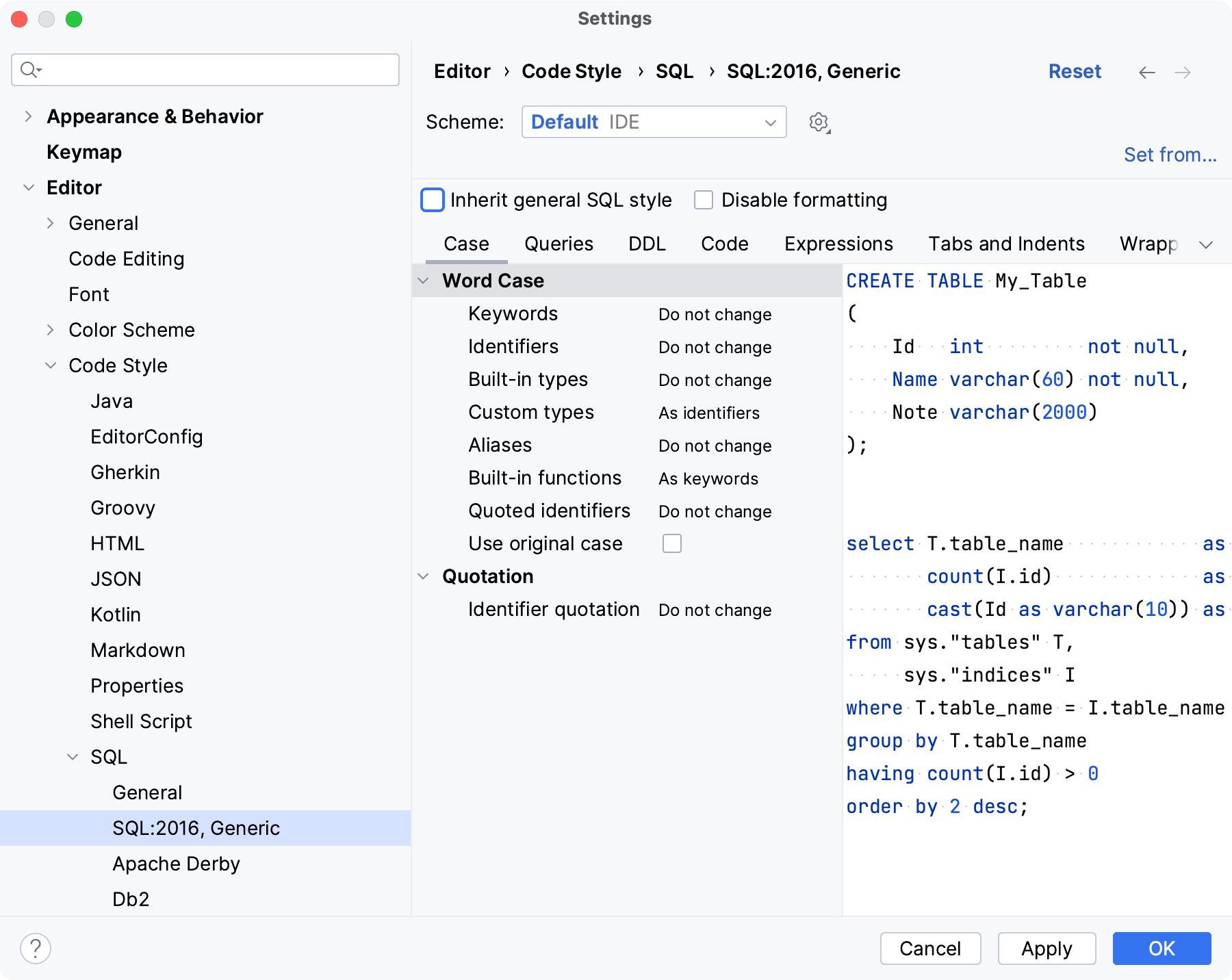 将代码风格应用于泛型 将代码风格应用于泛型