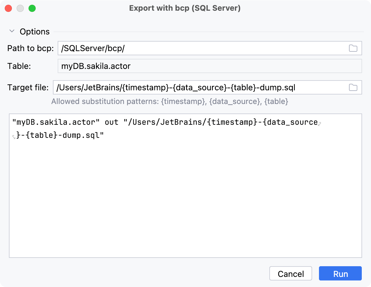 使用 bcp 从 Microsoft SQL Server 表导出数据 使用 bcp 从 Microsoft SQL Server 表导出数据