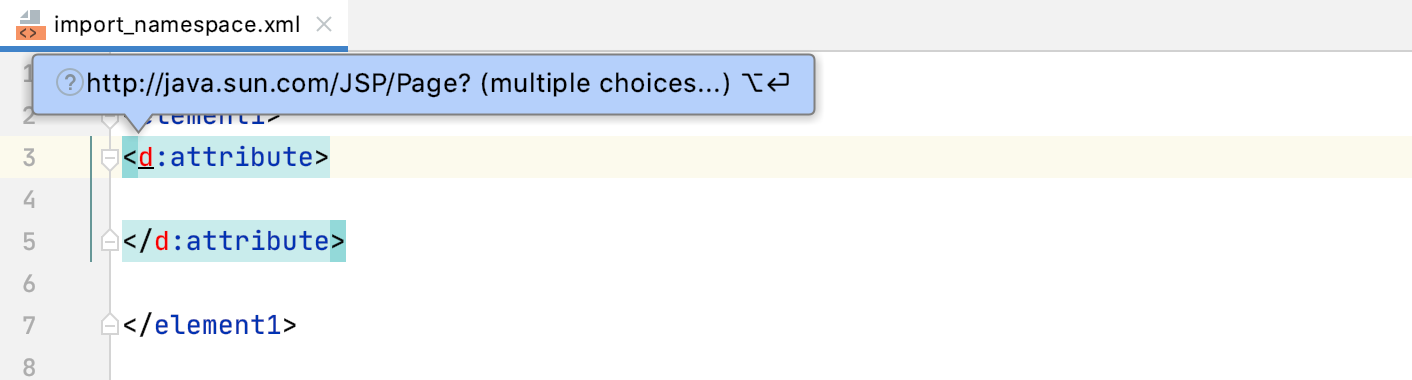 工具提示:对未绑定命名空间的引用 工具提示:对未绑定命名空间的引用