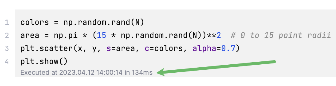 有关最后一个单元格执行的信息 有关最后一个单元格执行的信息
