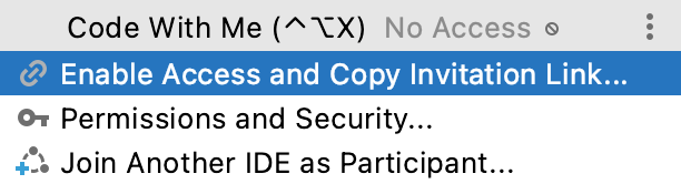 启用代码随我访问 启用代码随我访问