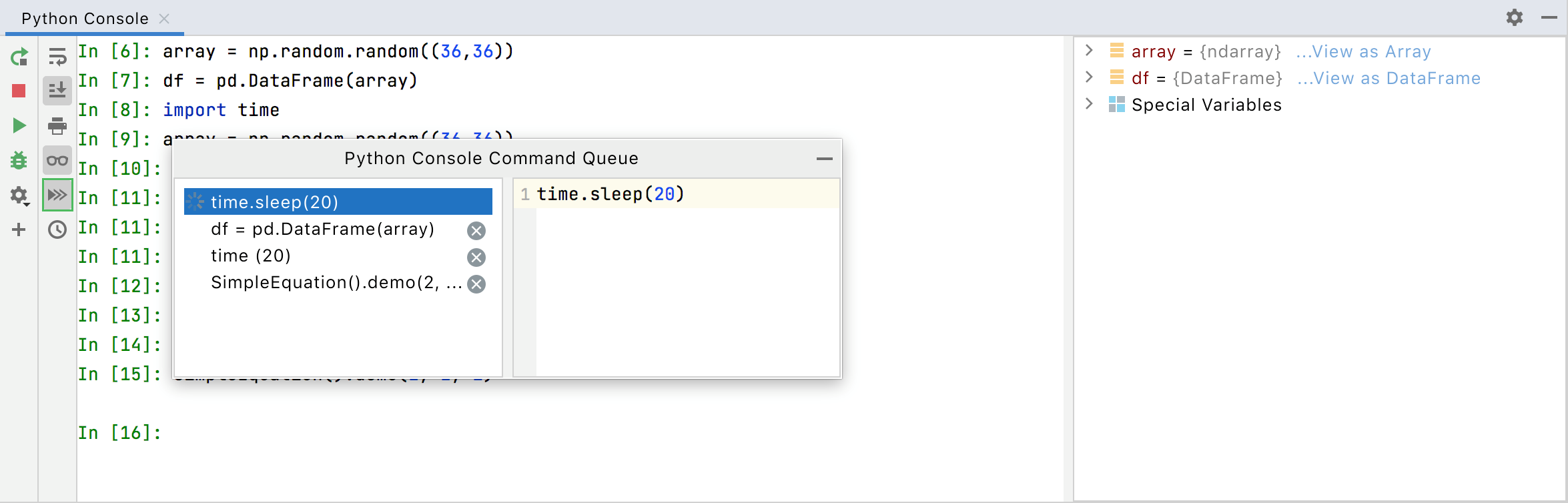 控制台命令队列 控制台命令队列