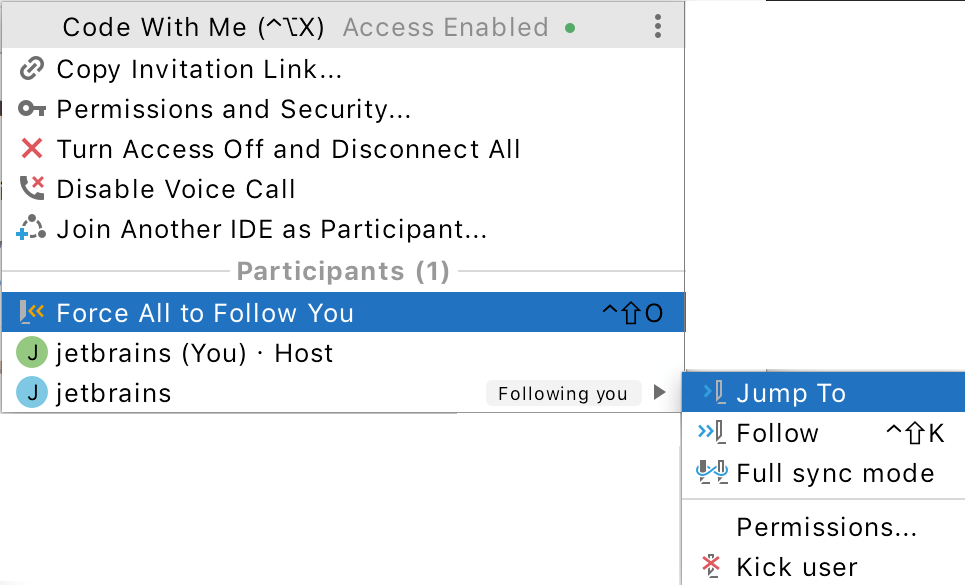 跳转到其他参与者 跳转到其他参与者