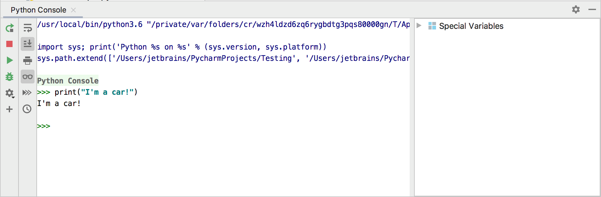 在控制台中执行代码选择 在控制台中执行代码选择