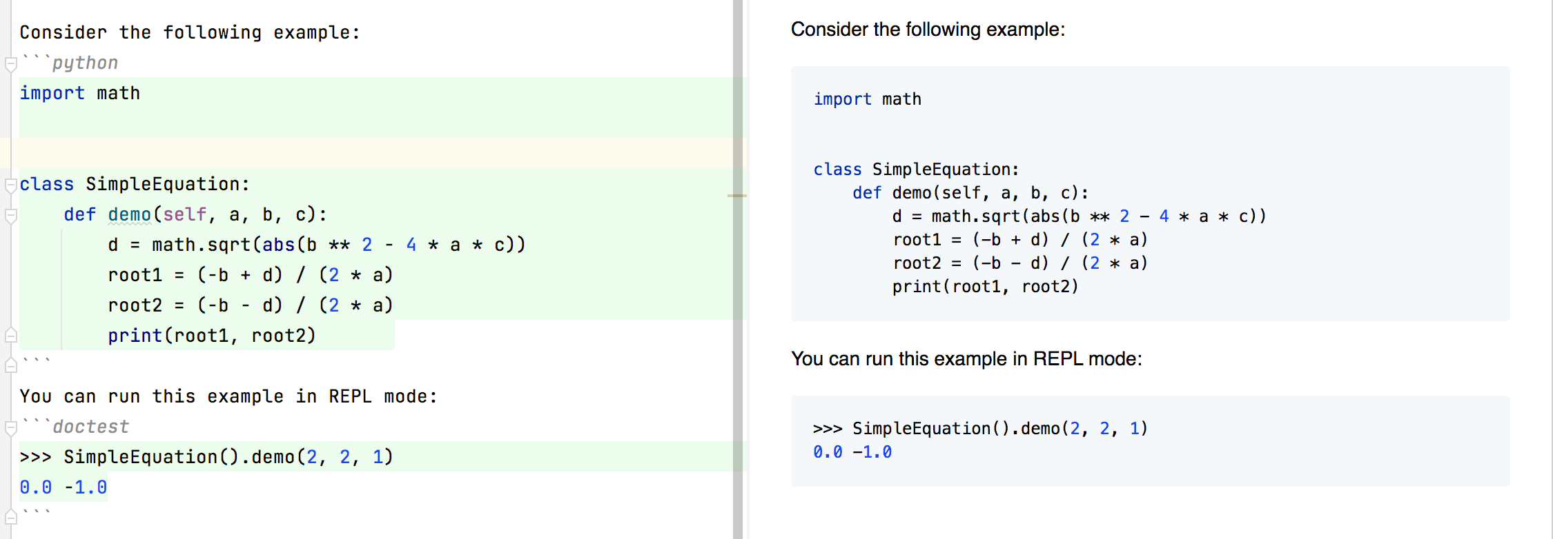在 Markdown 中执行 REPL 在 Markdown 中执行 REPL