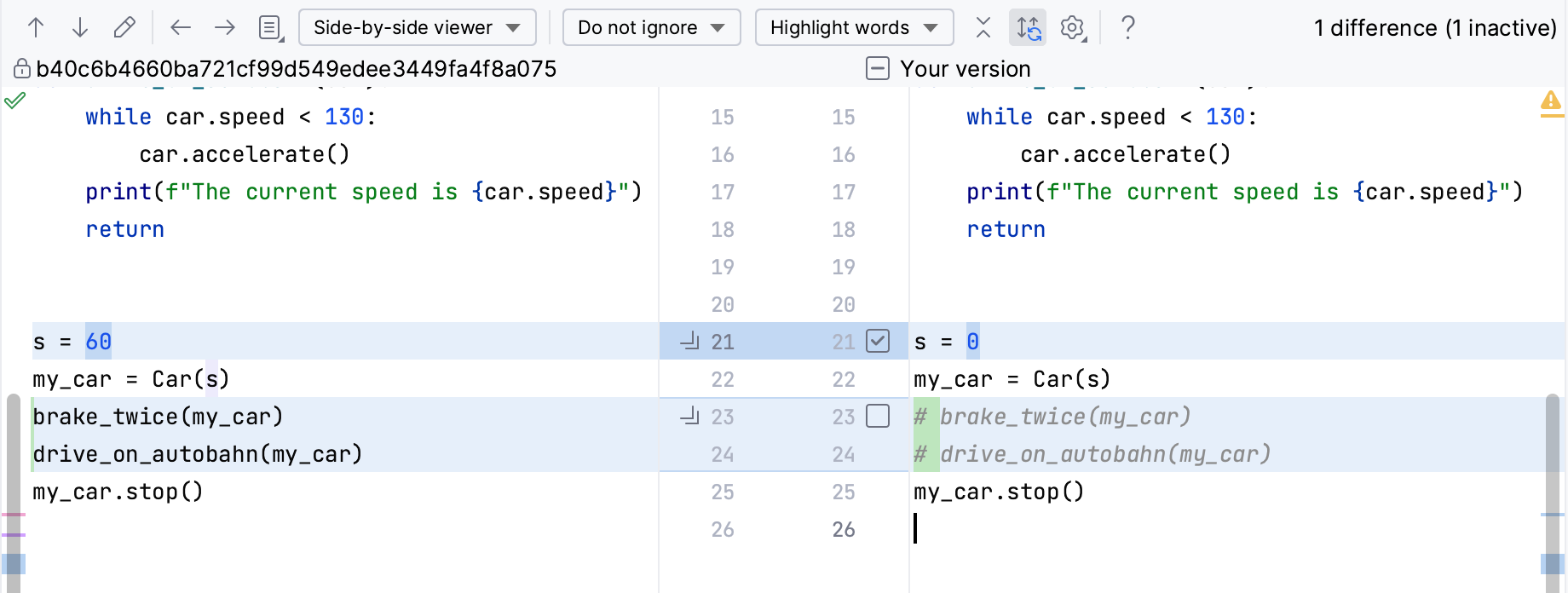PyCharm:部分提交对话框 PyCharm:部分提交对话框