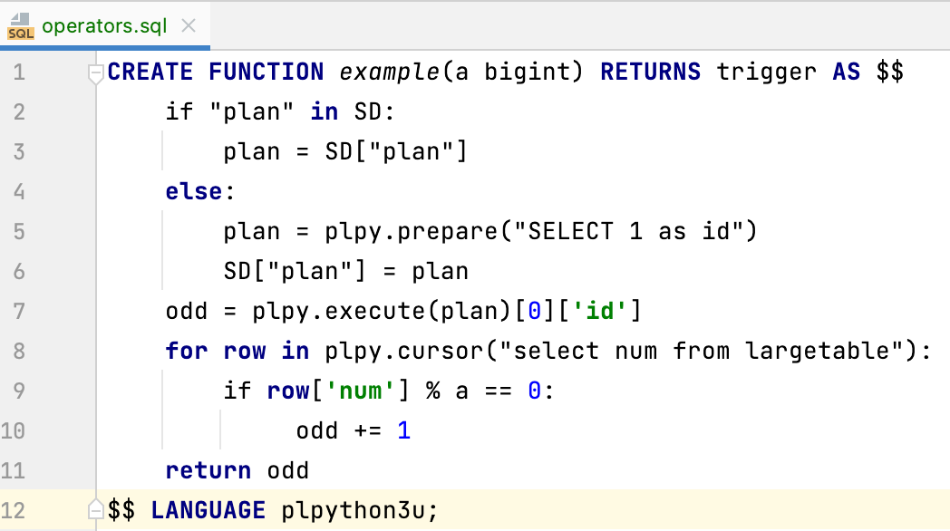 突出显示 PL/Python 代码注入 突出显示 PL/Python 代码注入