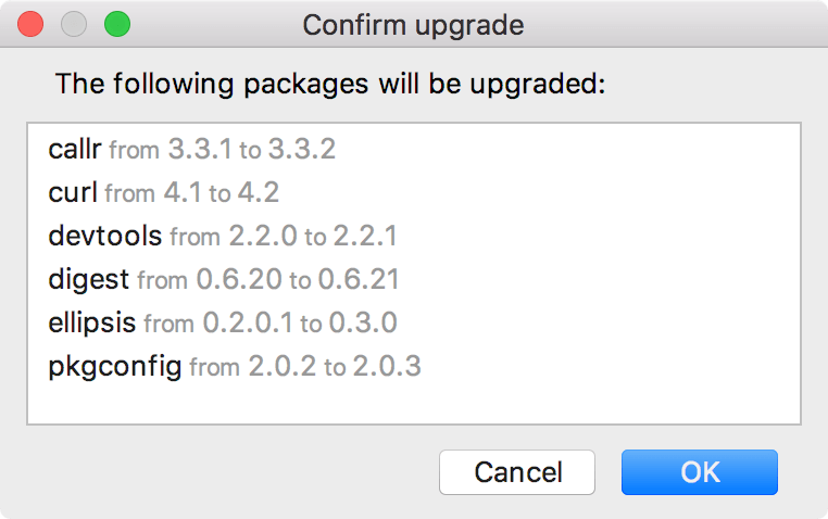 要升级的软件包列表 要升级的软件包列表