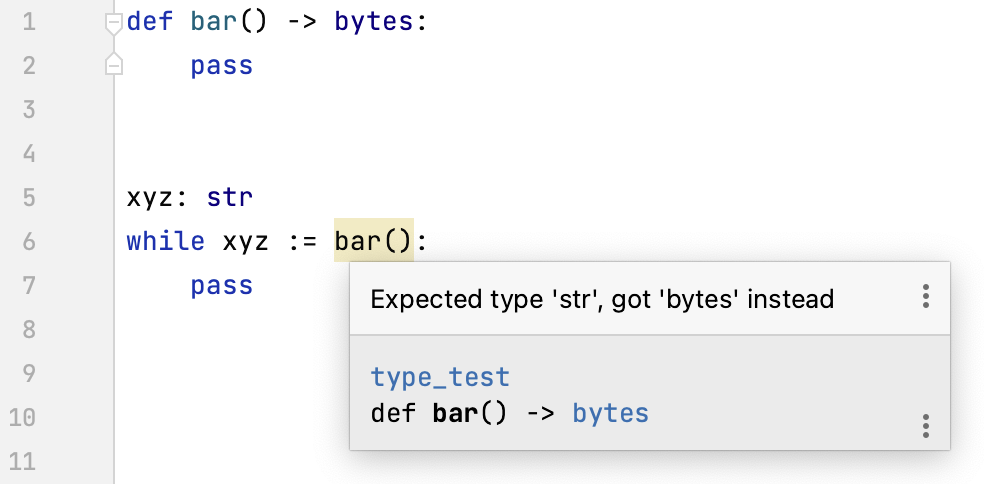 赋值表达式中的意外类型 赋值表达式中的意外类型