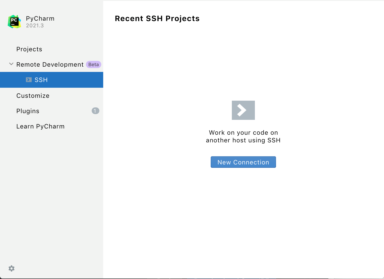 PyCharm 欢迎屏幕 PyCharm 欢迎屏幕