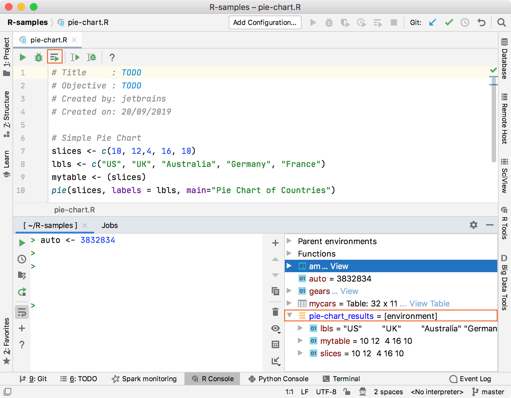 结果被复制到单独的变量中 结果被复制到单独的变量中