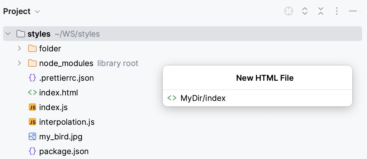 创建 HTML 文件 创建 HTML 文件