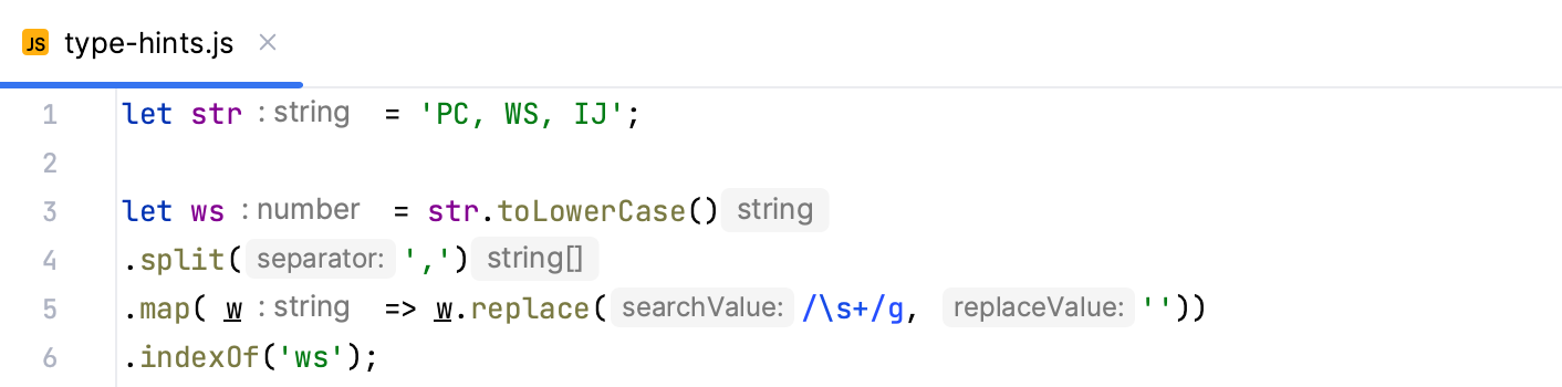 JavaScript 中的类型注释 JavaScript 中的类型注释