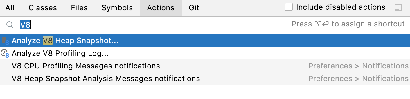 打开以前保存的堆快照 打开以前保存的堆快照