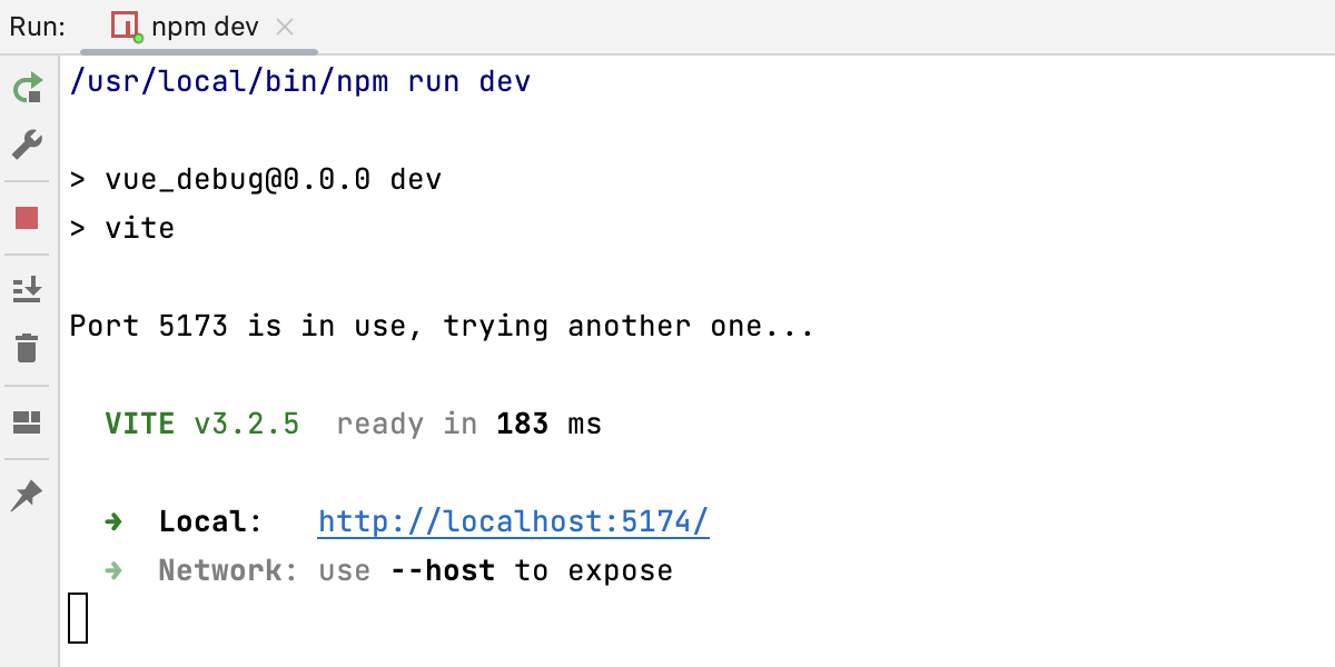 Vue.js 应用程序正在运行 Vue.js 应用程序正在运行